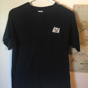 Ripndip Cat Flipping Off Tee